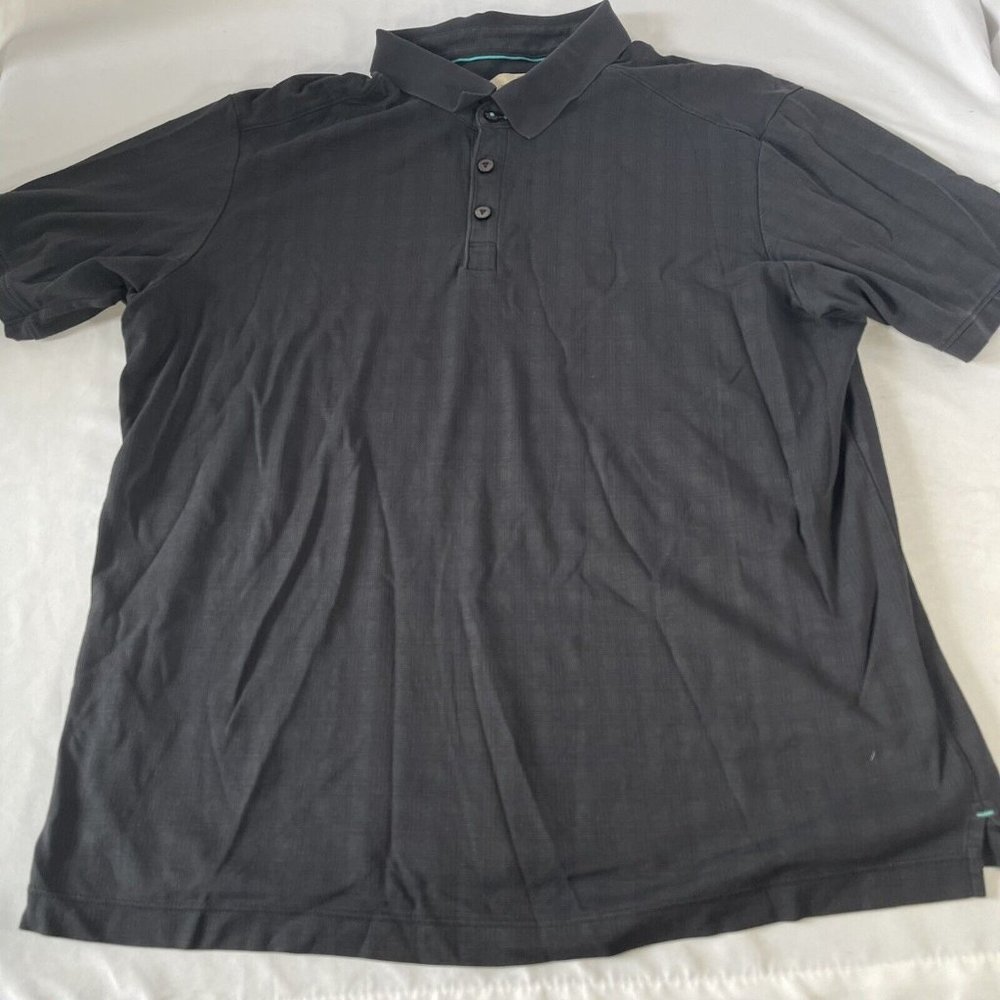 Tommy Bahama XL Golf Polo Plaid Short Sleeve 3 Button